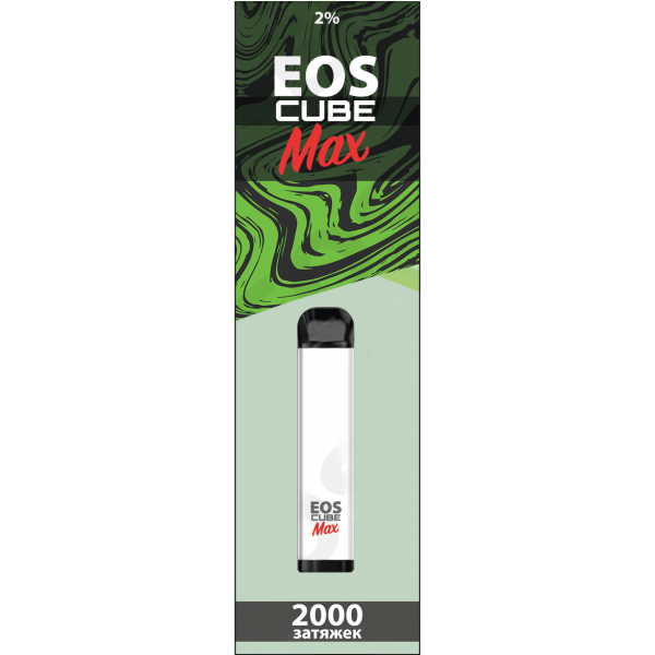 Купить EOS Cube Max - Grape Milk (Виноградное Молоко), 2000 затяжек, 20 мг (2%)