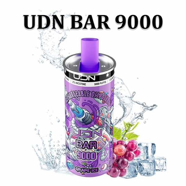 Купить UDN BAR 9000 - Strawberry Banana (Клубника-Банан)